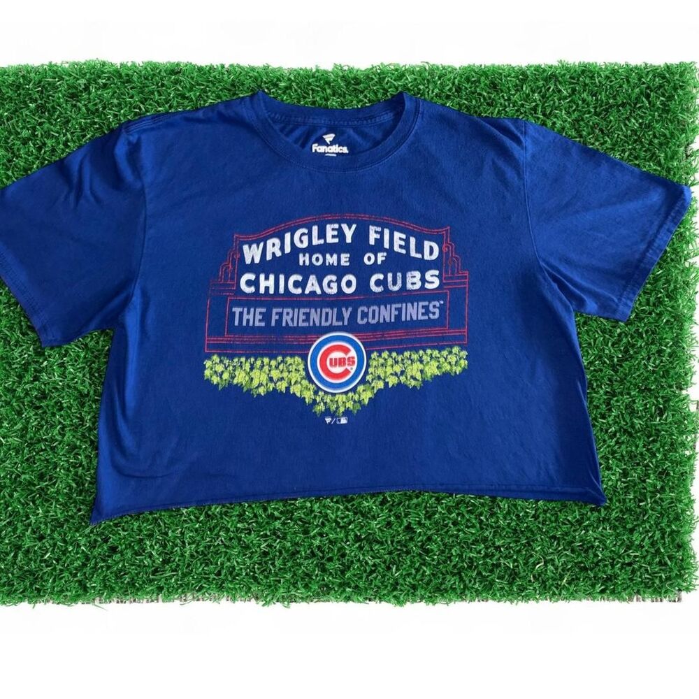 Mlb Women's Blue and Navy Crop-top
